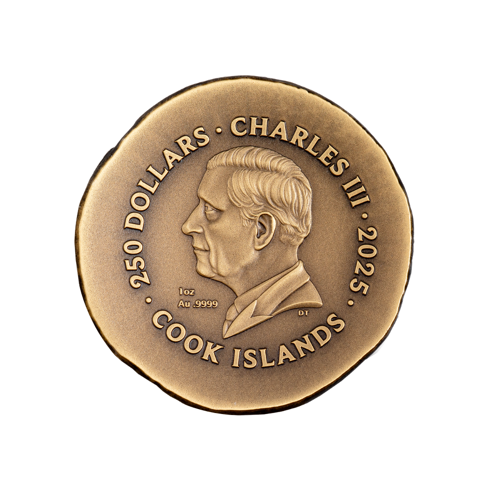 Leon Numismatic Icons 1 Oz Gold Coin $250 Cook Islands 2025