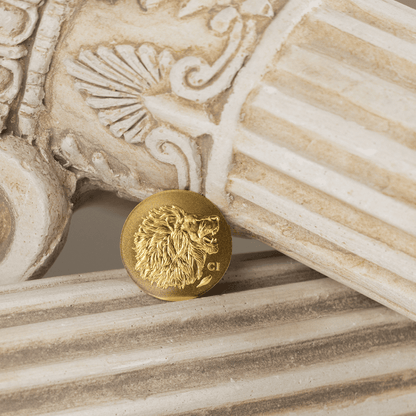 Leon Numismatic Icons Gold Coin $5 Cook Islands 2024 box CIT Coin Invest AG Parthava Coin