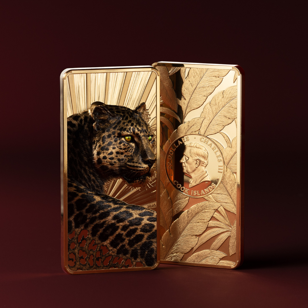 Leopard Barre De Luxe 3 Oz Silver Coin 2026 CIT