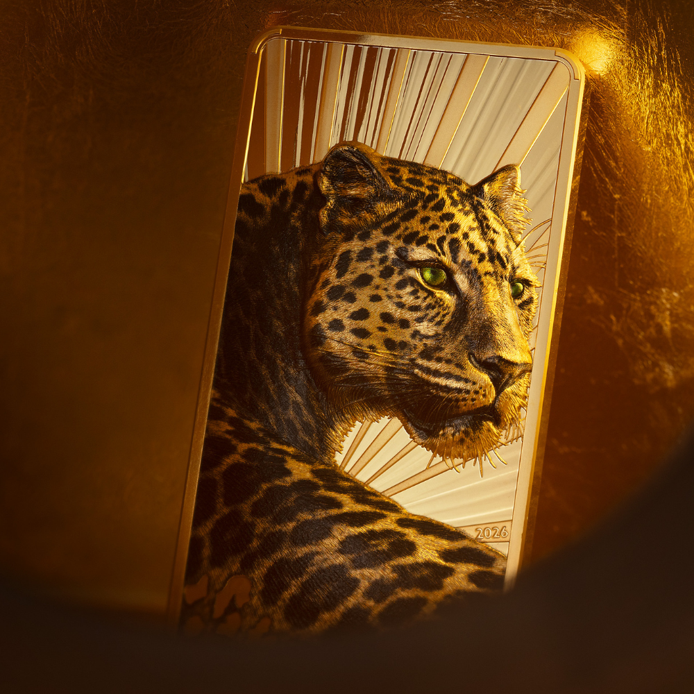 Leopard Barre De Luxe 3 Oz Silver Coin 2026 CIT