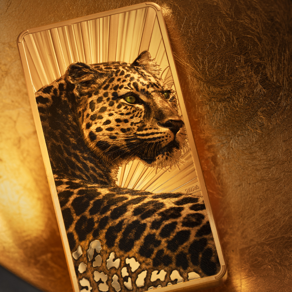 Leopard Barre De Luxe 3 Oz Silver Coin 2026 CIT