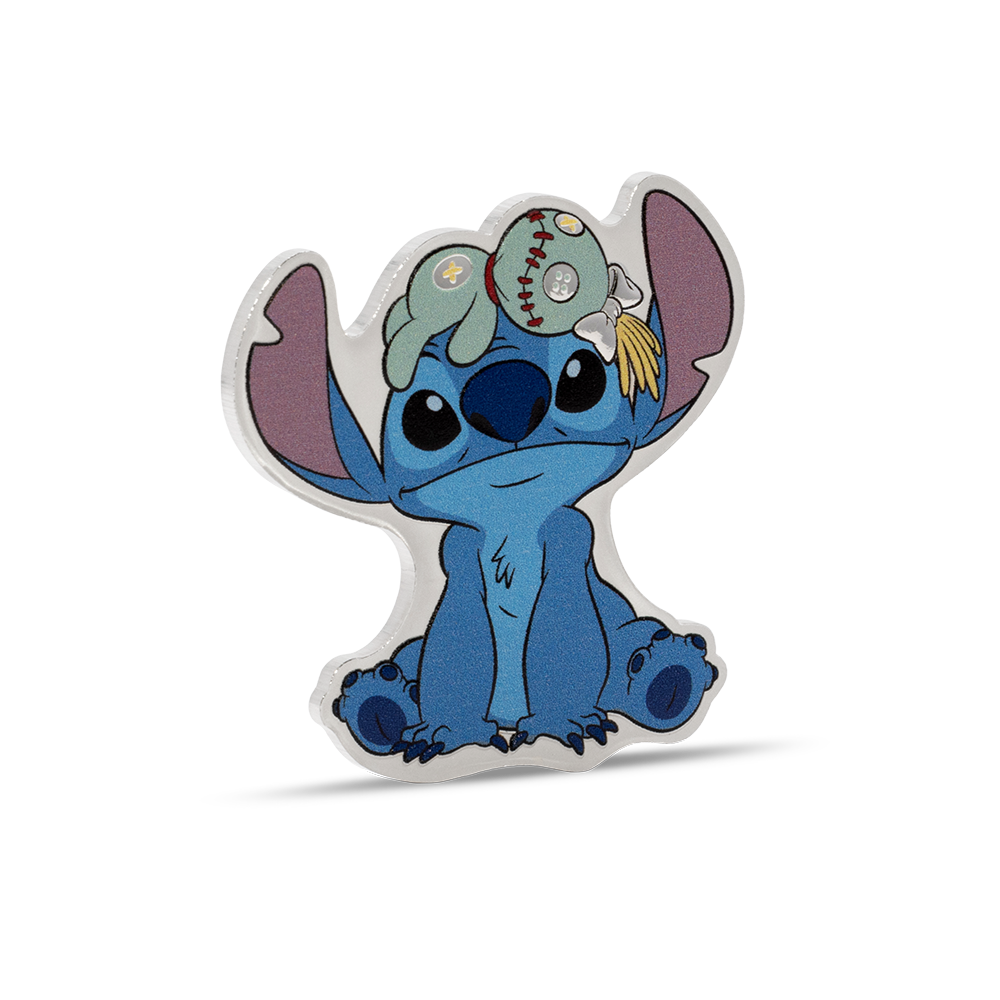 Disney Stitch Ohana Silver Coin AGORO