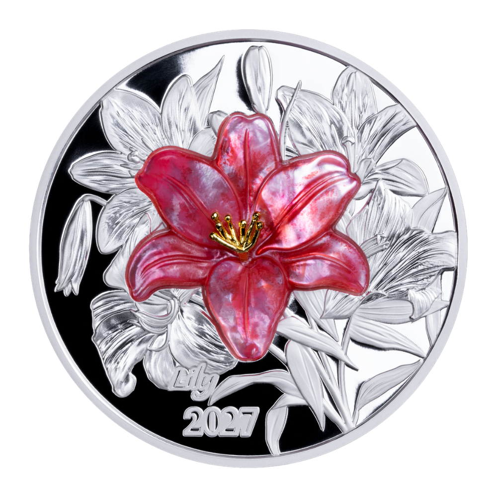 Lily 2 Oz Silver Coin 2027 MDM