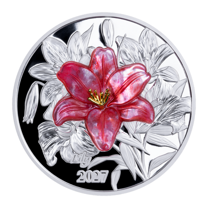 Lily 2 Oz Silver Coin 2027 MDM
