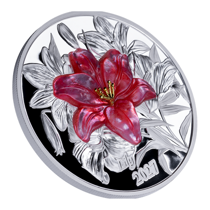 Lily 2 Oz Silver Coin 2027 MDM