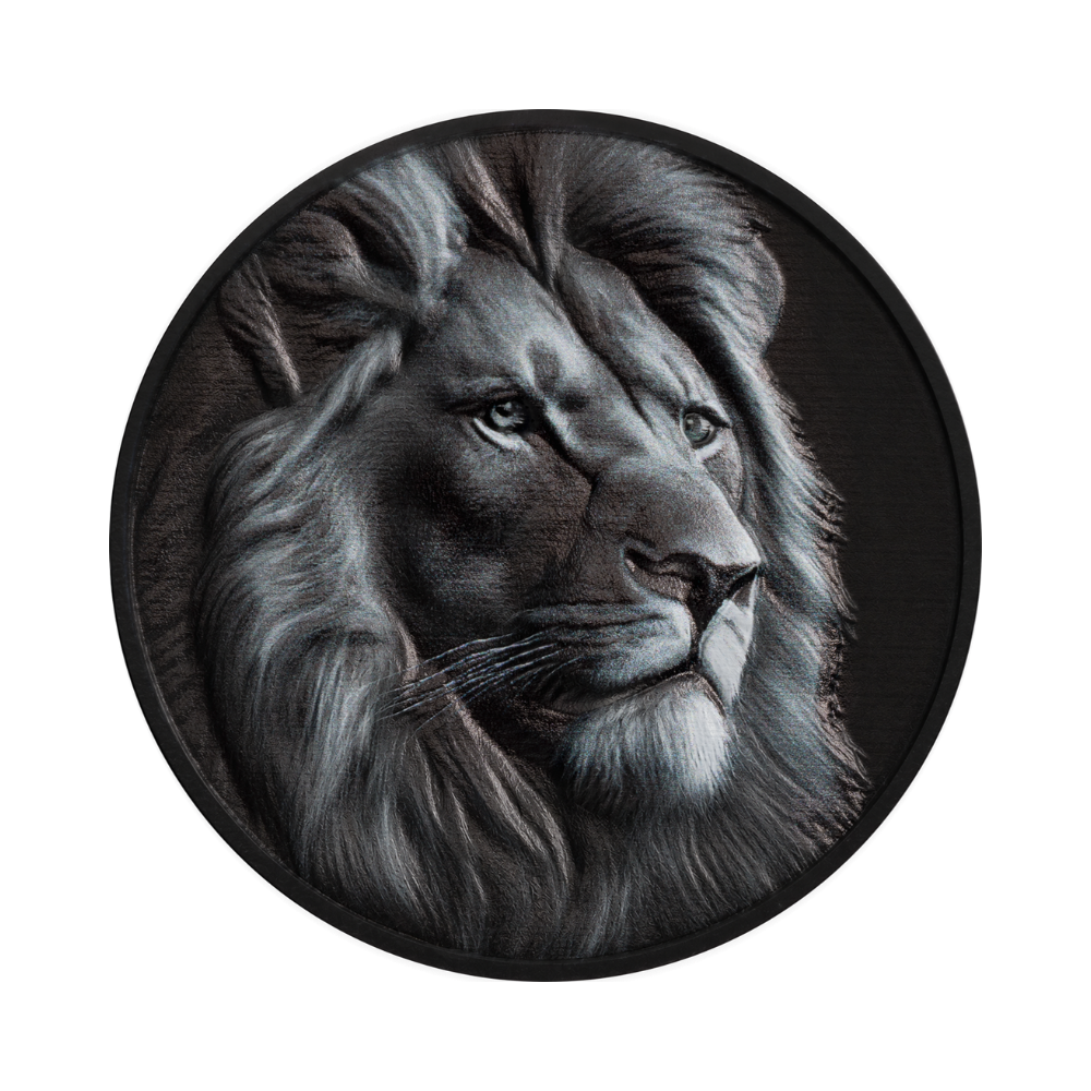 Lion Black & White 1 Oz Silver Coin 2026 CIT