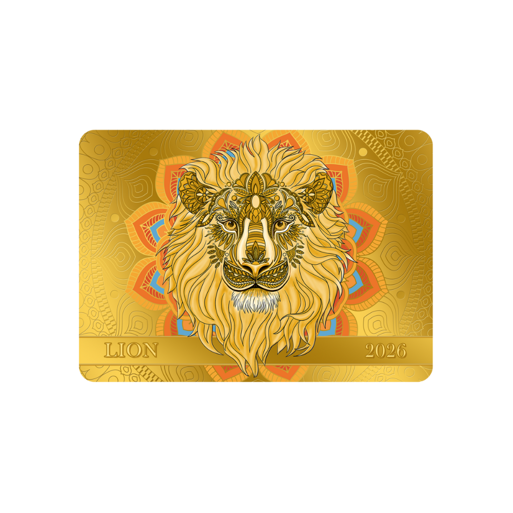 Lion Spirit Animals Collection 1/200 Oz Gold Coin 2026