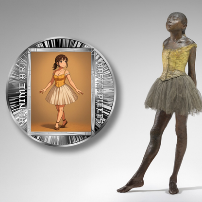 Little Dancer of Fourteen Years AI-nime Art Masterpieces Silver Coin 2025 popcoins