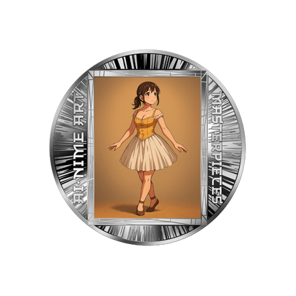 Little Dancer of Fourteen Years AI-nime Art Masterpieces Silver Coin 2025 popcoins