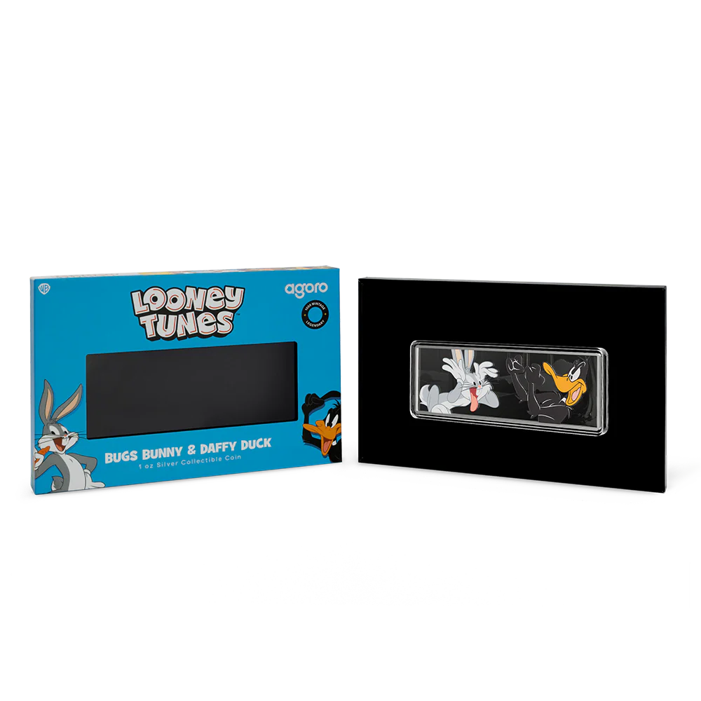 Looney Tunes™ Bugs Bunny & Daffy Duck Silver Coin AGORO