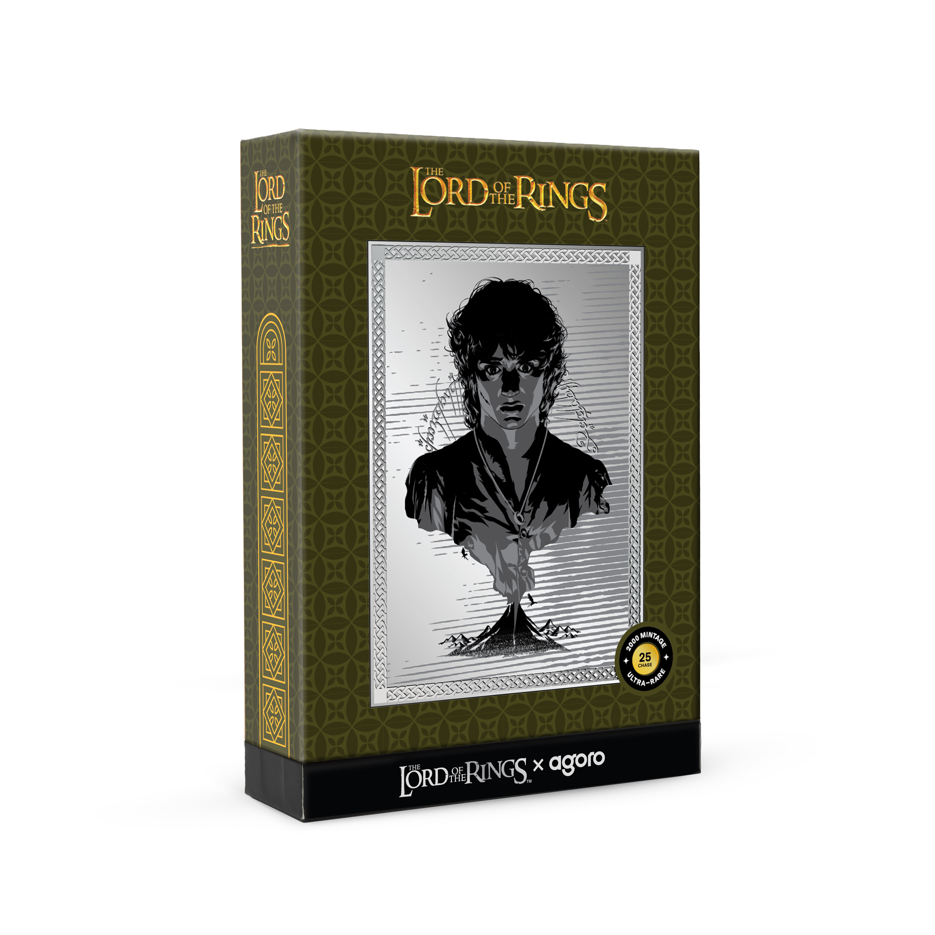THE LORD OF THE RINGS Frodo's Journey Silver Collectible Foil AGORO