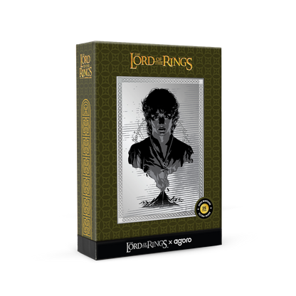 THE LORD OF THE RINGS Frodo's Journey Silver Collectible Foil AGORO