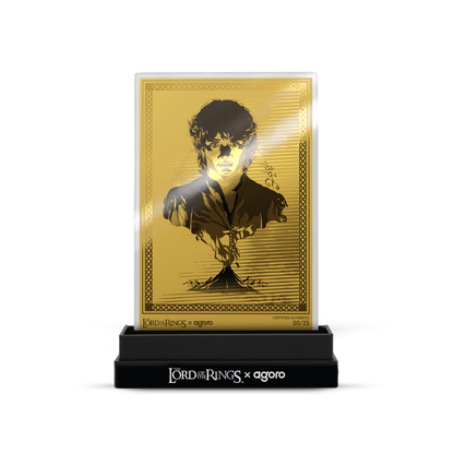 THE LORD OF THE RINGS Frodo's Journey Silver Collectible Foil AGORO