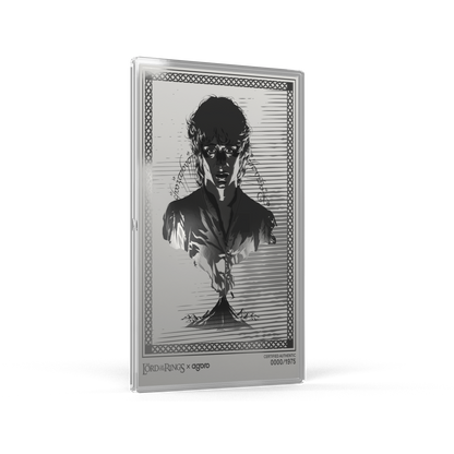THE LORD OF THE RINGS Frodo's Journey Silver Collectible Foil AGORO