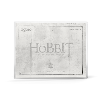 THE HOBBIT Thorin's Map and Key Silver Collectible Set AGORO