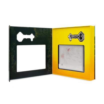 THE HOBBIT Thorin's Map and Key Silver Collectible Set AGORO