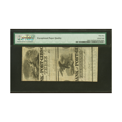 Louisiana $3 1861 New Orleans Jackson & Gt Northern PMG 55 EPQ