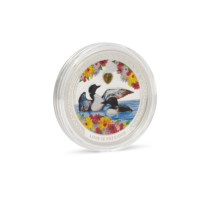 Love is Precious Great Northern Diver Silver Coin