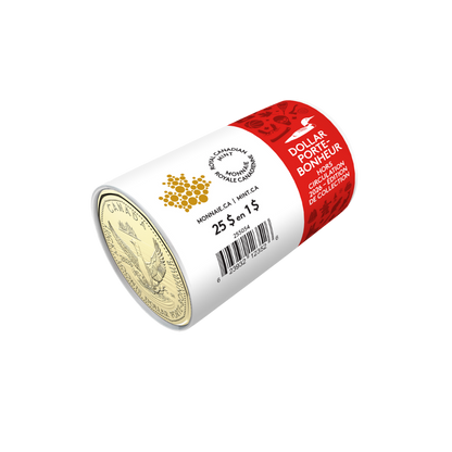 Lucky Loonie Collector’s Edition Non-Circulation $1 Special Wrap Roll ROYAL CANADIAN MINT