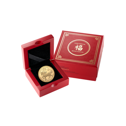 Lunar Year of the Horse Pure Gold Coin 2026