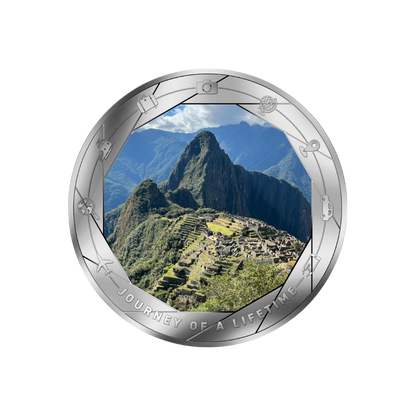 MACHU PICCHU Journey of Lifetime 1 Oz Silver Coin 1000 Francs Cameroon 2025