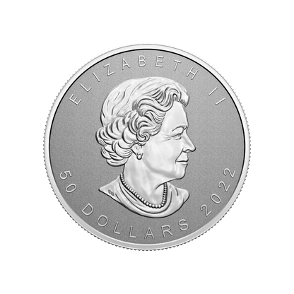 MAPLE LEAF Ultra High Relief 5 Oz Silver Coin $50 Canada 2022