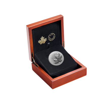MAPLE LEAVES IN MOTION 35th Anniversary 5 Oz Silver Coin $50 Canada 2023