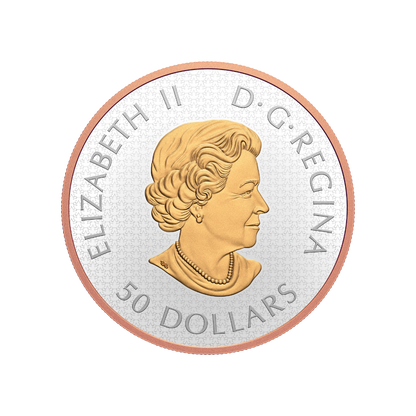 MAPLE LEAVES IN MOTION 5 Oz Silver Coin $50 Canada 2021