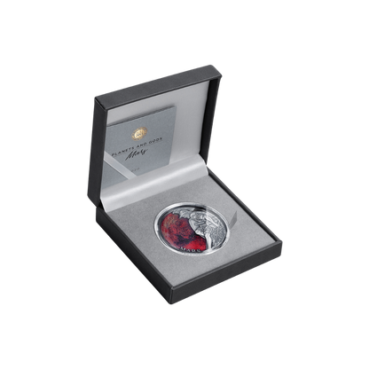 MARS Planets and Gods 3 Oz Silver Coin 3000 Francs Cameroon 2020