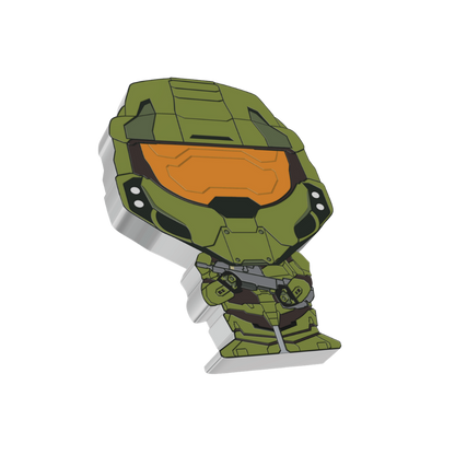 MASTER CHIEF Chibi 1 Oz Silver Coin $2 Niue 2021