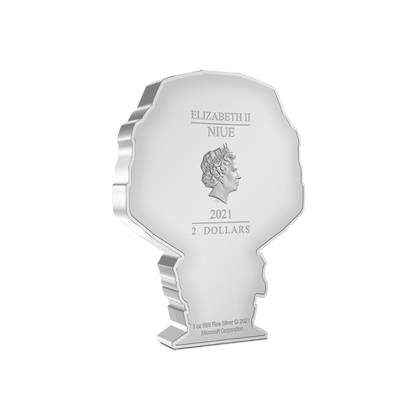 MASTER CHIEF Chibi 1 Oz Silver Coin $2 Niue 2021