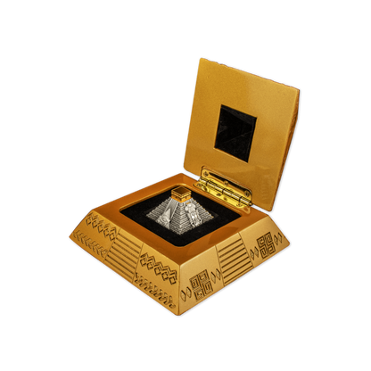 MAYAN PYRAMID OF CHICHEN ITZA 5 Oz Silver Coin 50 Cordobas Nicaragua 2022