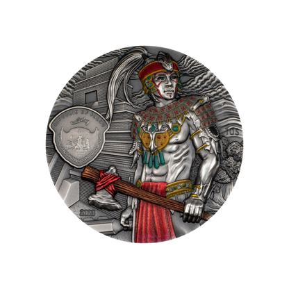 MAYANS Lost Civilizations 2 Oz Silver Coin $10 Palau 2023