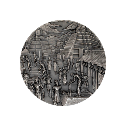 MAYANS Lost Civilizations 2 Oz Silver Coin $10 Palau 2023