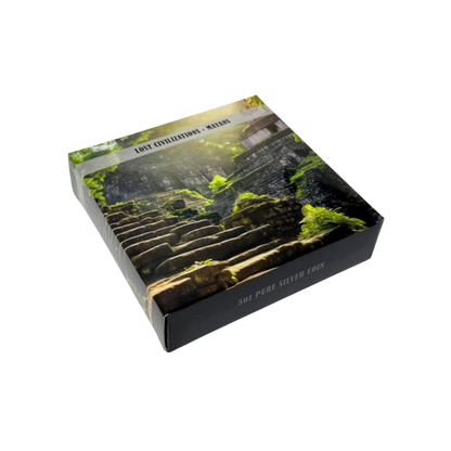 MAYANS Lost Civilizations 5 Oz Silver Coin $25 Palau 2025