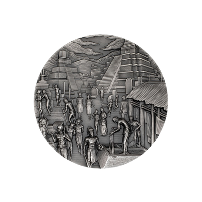 MAYANS Lost Civilizations 5 Oz Silver Coin $25 Palau 2025