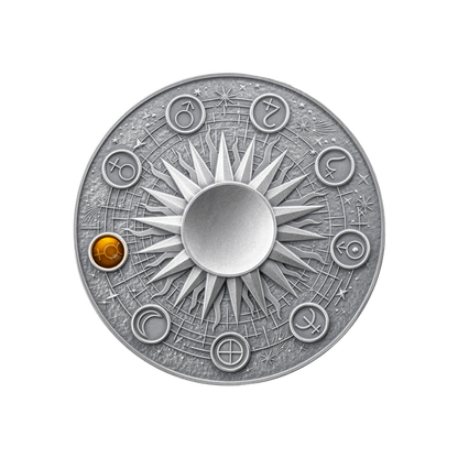 MERCURY Solar System 2 Oz Silver Coin 10 Cedis Ghana 2024