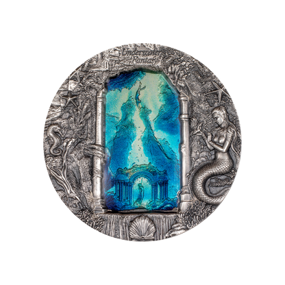 MERMAIDS Underwater Fantasy 3 Oz Silver Coin $20 Palau 2024