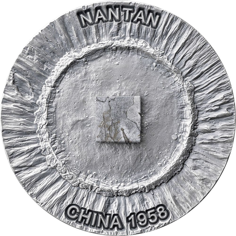 Nantan Meteorite Geography Silver Coin 2025 reserve Mint XXI parthava coin