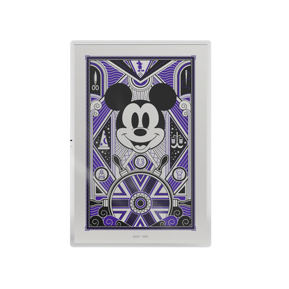 Mickey Mouse: Art Deco Silver Collectible Foil Agoro