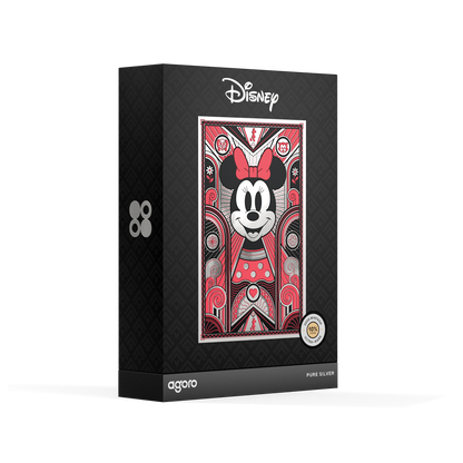 Minnie Mouse: Art Deco Silver Collectible Foil Agoro