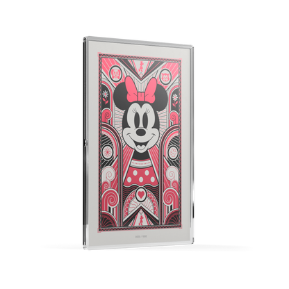 Minnie Mouse: Art Deco Silver Collectible Foil Agoro