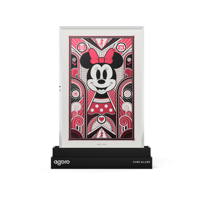 Minnie Mouse: Art Deco Silver Collectible Foil Agoro