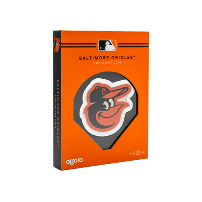 BALTIMORE ORIOLES Major League Baseball® 3 Oz Silver Coin