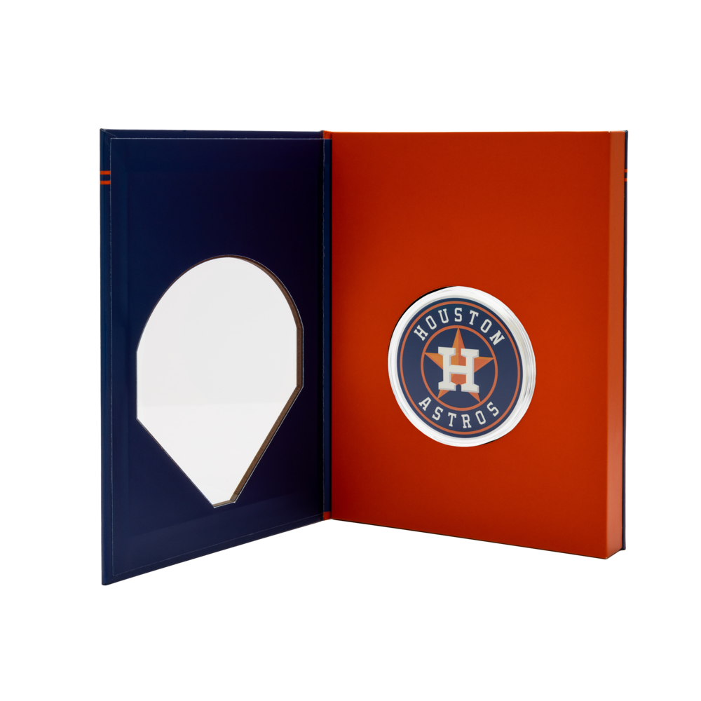 HOUSTON ASTROS™ Major League Baseball® 3 Oz Silver Coin