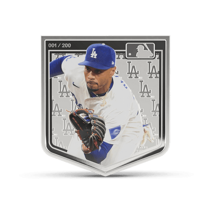 MLB Players® Mookie Betts Silver Collectible reverse1 Agoro