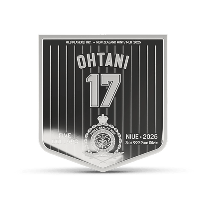 MLB Players® Shohei Ohtani Silver Collectible obverse Agoro