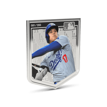 MLB Players® Shohei Ohtani Silver Collectible reverse Agoro