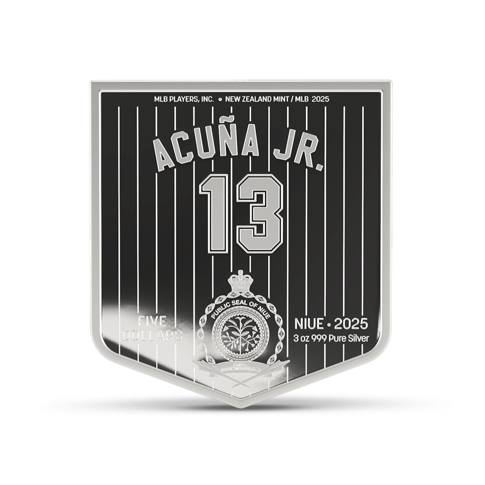 MLB Players® Ronald Acuña Jr. Silver Collectible obverse