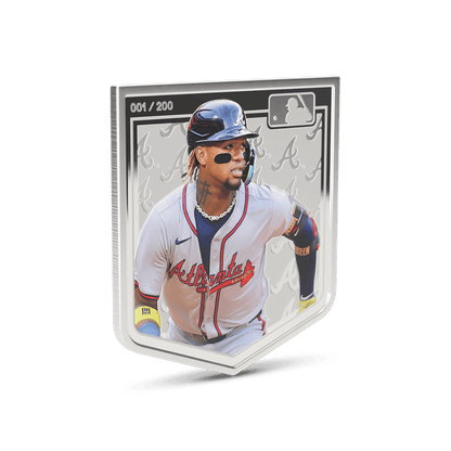 MLB Players® Ronald Acuña Jr. Silver Collectible reverse agoro